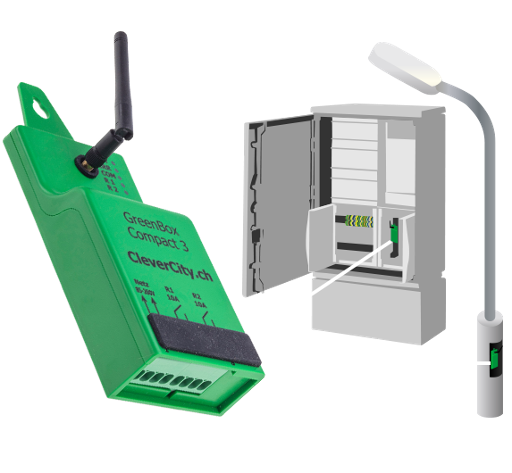 Greenbox Einsatz bei der Straßenbeleuchtung