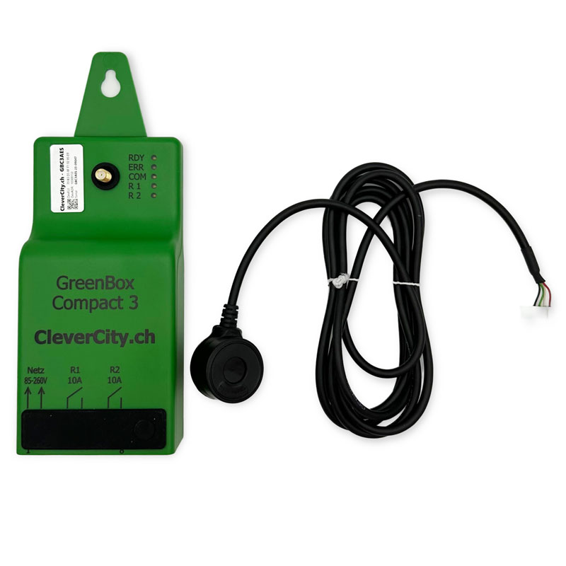 Clever City GreenBox Compact 3 GBC3AES mit LoRaWAN-Kommunikation und optischer/DALI-2-Schnittstelle