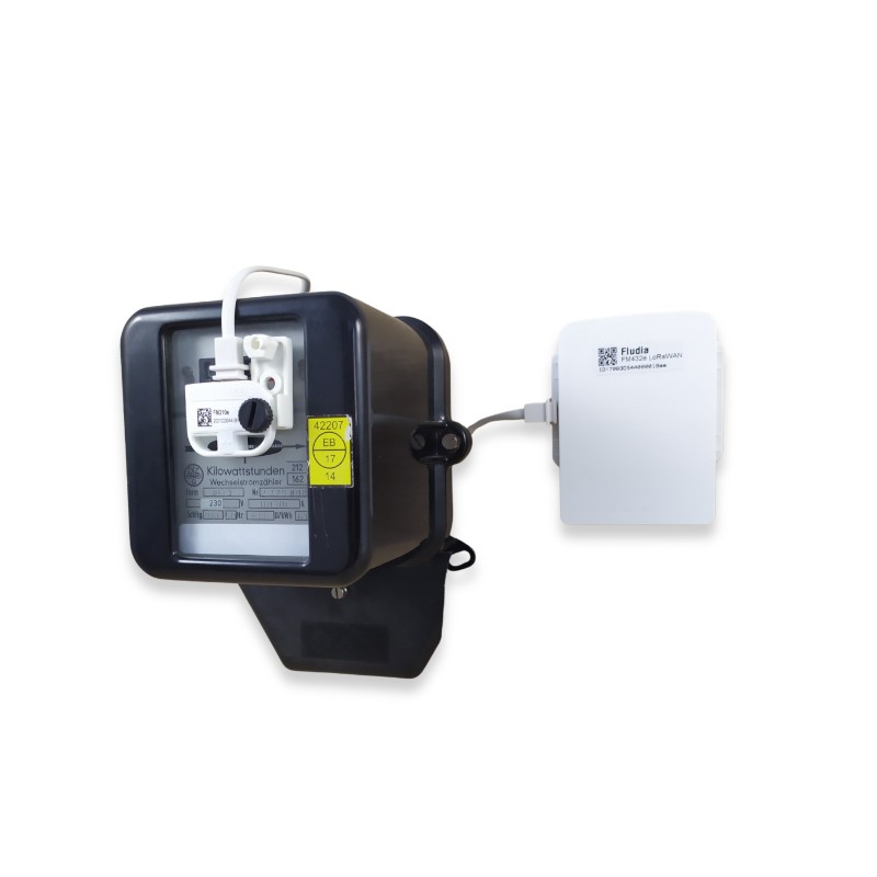 Fludia FM432e/FM442e Optokopf für Stromzähler (Ferraris oder Elektronischer Zähler)