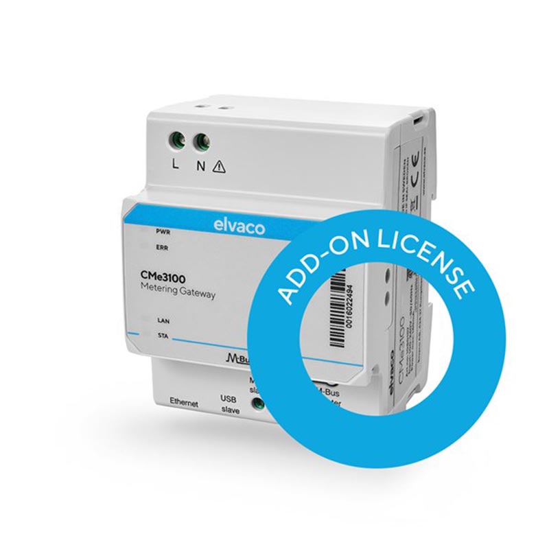 Elvaco Add-on Modbus Software für CMe3100 M-Bus Metering Gateway