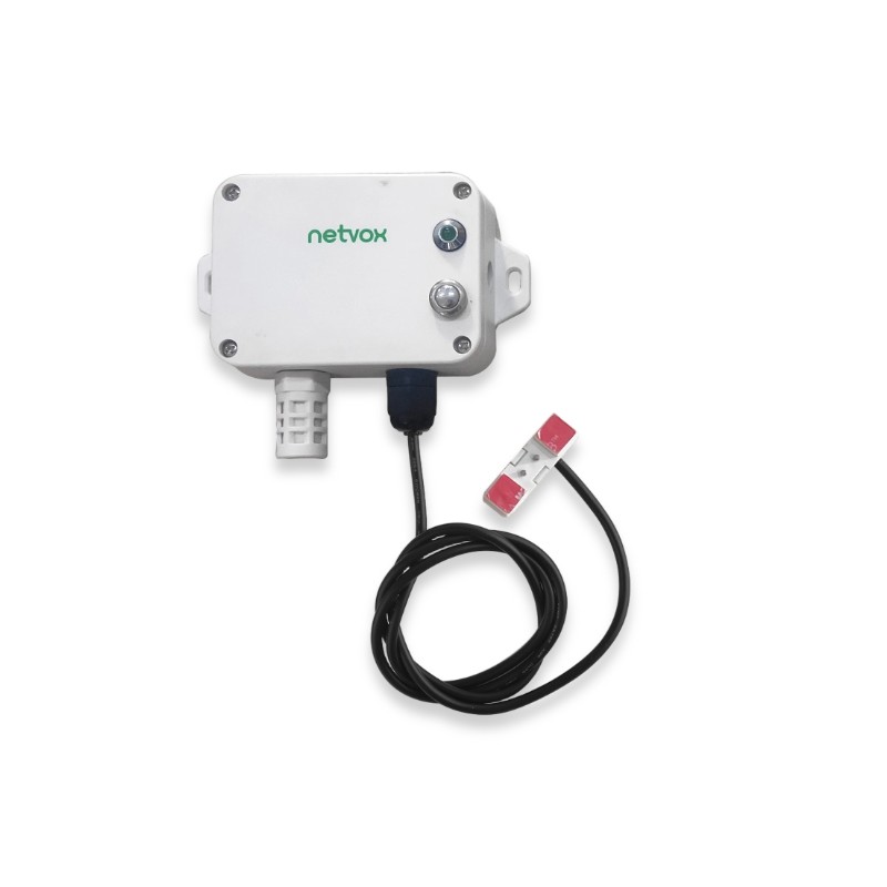 Netvox R718WAA Wireless Leckagesensor mit Temperatur- und Feuchtigkeitssensor 