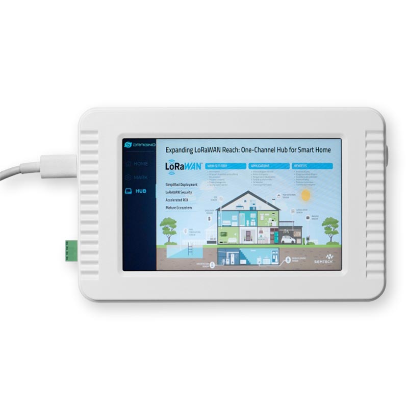 Dragino LTS5 LoRaWAN HMI Touch Screen