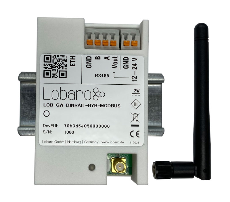 REFURBISHED - Lobaro 8000157 Wireless M-Bus Gateway (Ext. Power, Hutschiene)