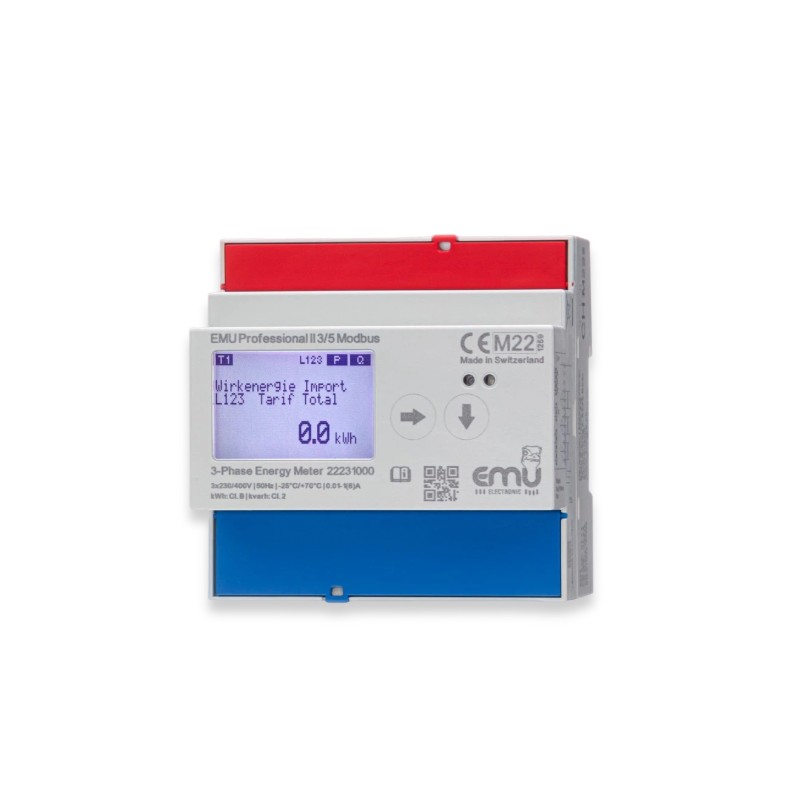 EMU P120000MO Modbus EMU Professional II 3/5 Electricity Meter 