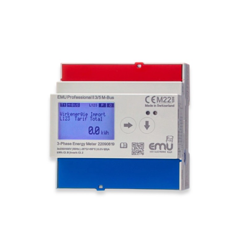 EMU P21A000M M-Bus EMU Professional II 3/5 Electricity Meter 