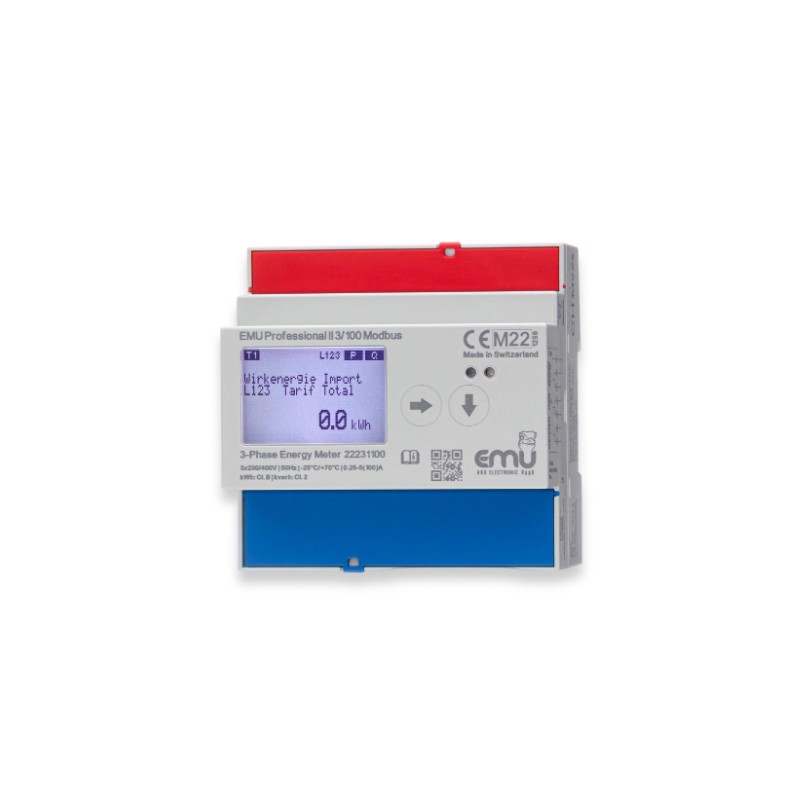 EMU P020000MO Stromzähler EMU Professional II 3/100 Modbus