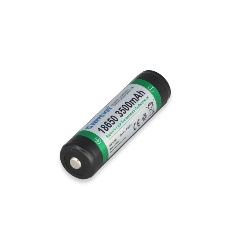Nkon Keeppower 18650 Lithium-Ionen Akku (geschützt-10A Button-top)