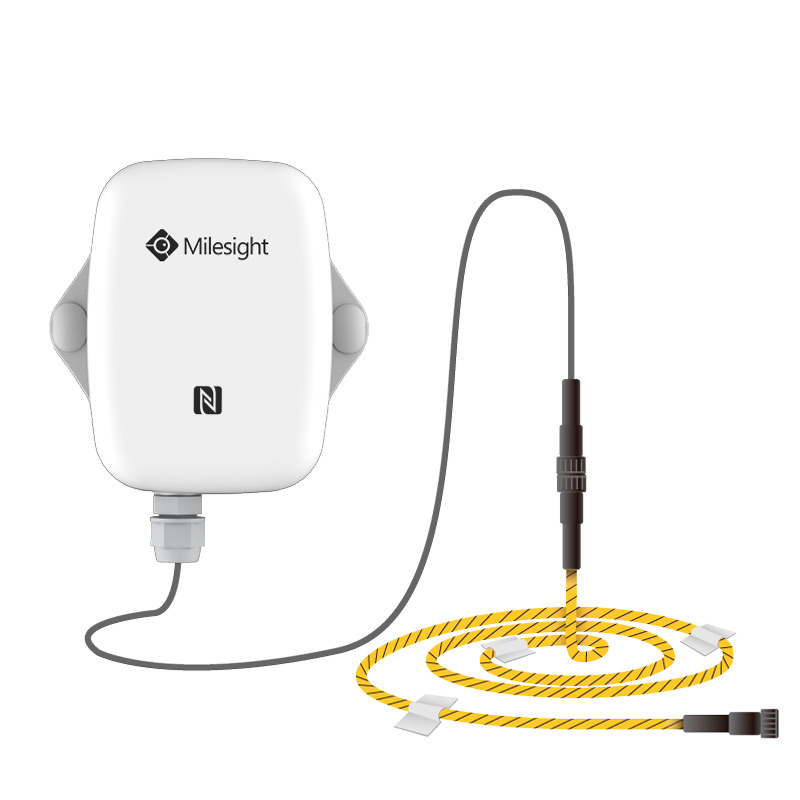 Milesight EM300-ZLD LoRaWAN Leckagesensor mit Seil (Temperatur, Luftfeuchtigkeit)