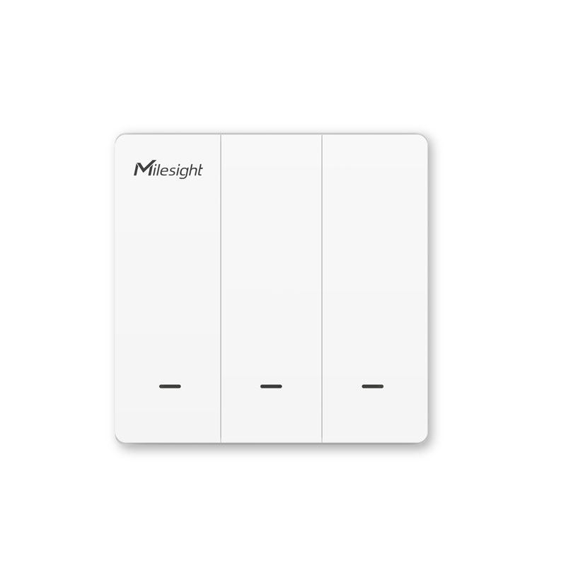 Milesight WS503 LoRaWAN Wall Switch 3-Button