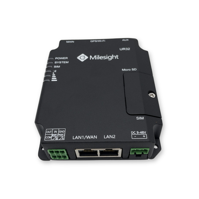 Milesight UR32-L04EU-W-485 Industrieller 4G Mobilfunk Router Pro mit WiFi