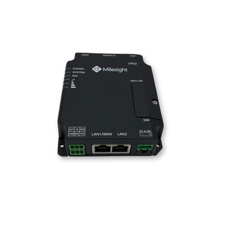 [MIL-UR32-L04EU-P-W-485] Milesight UR32-L04EU-P-W Industrieller 4G Mobilfunk Router Pro mit PoE und WiFi
