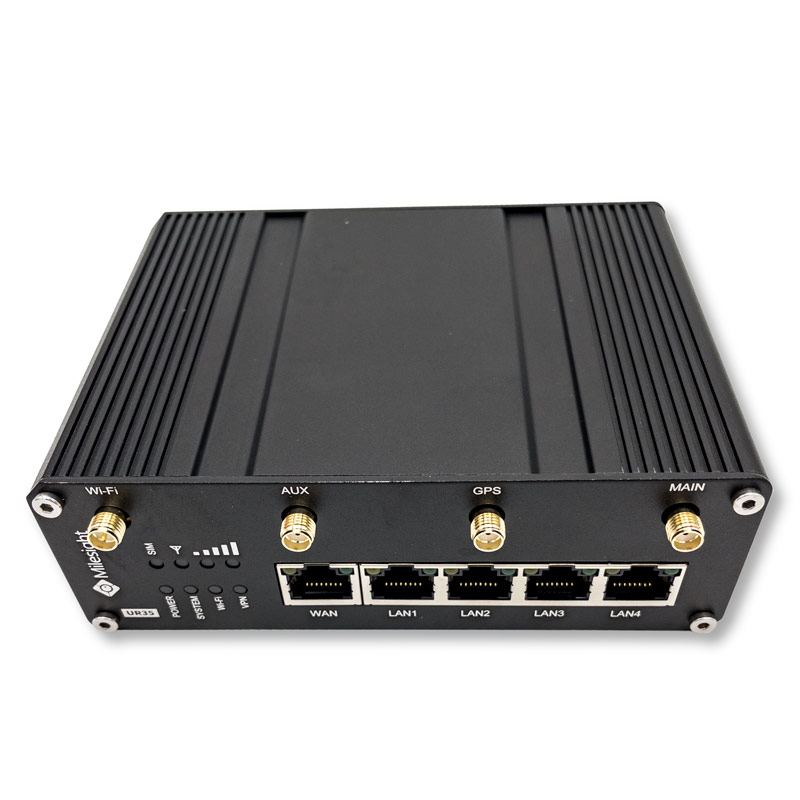 Milesight UR35-L04EU-G-P-W Industrial 4G Mobile Router Pro with GPS, WiFi, and PoE