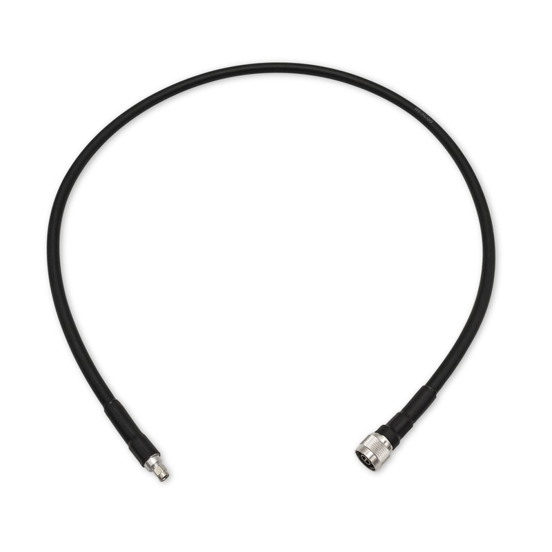 AOT400 Low Loss Antenna Cable N-Male Connector to SMA-Male Connector, 1 Meter