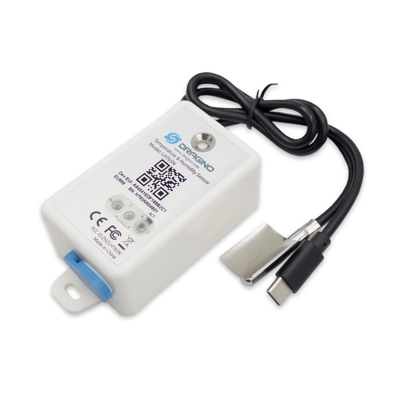 [DG-LHT65N-868-E3-WG] Dragino LHT65N LoRaWAN Temperatur- und Feuchtigkeitssensor mit "Flügeln"