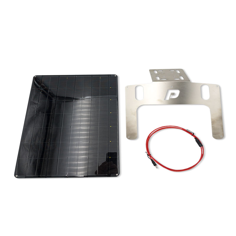 PMX Solarpanel 17W (50°Befestigungswinkel, 120cm Kabel)