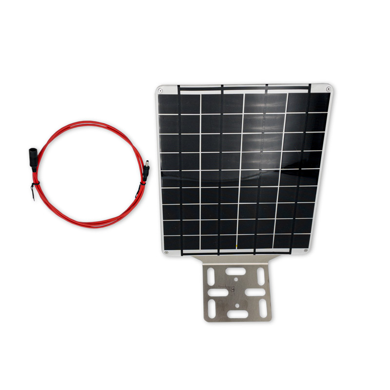 PMX Solarpanel 9W (40° Befestigungswinkel, 120cm Kabel)