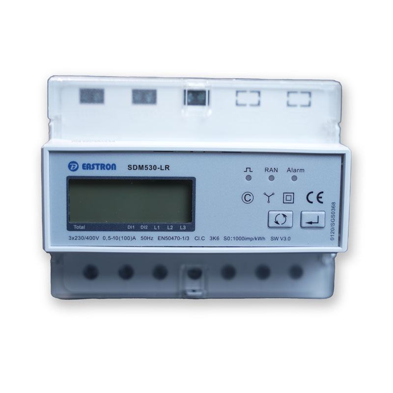 Eastron SDM530 LoRaWAN Drehstromzähler für Hutschienenmontage