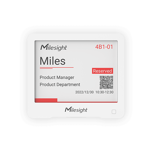 Milesight DS3604 LoRaWAN IoT E-Ink Display