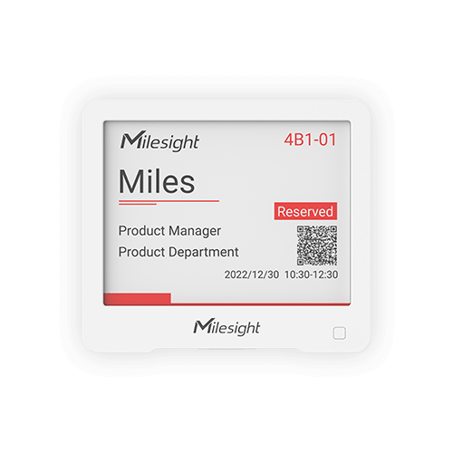 [MIL-DS3604-868M] Milesight DS3604 LoRaWAN IoT E-Ink Display
