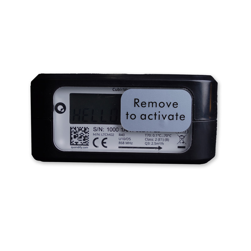 Quandify LTCM02-P LoRaWAN CubicMeter für Kunststoff-Rohre