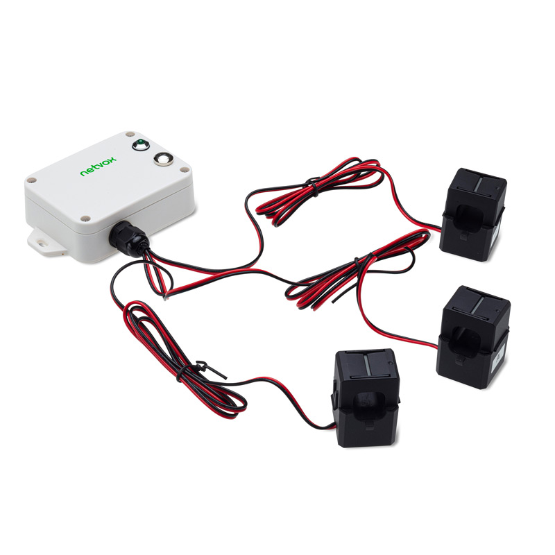 Netvox R718N37E Wireless 3-phase current meter 75A