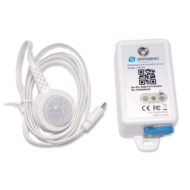 Dragino LHT65S LoRaWAN PIR Sensor (Temperatur, Luftfeuchtigkeit, Bewegungssensor)