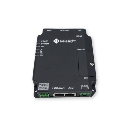 [MIL-UR32-L04EU-G] Milesight UR32 Industrial Cellular Router Pro (GPS)